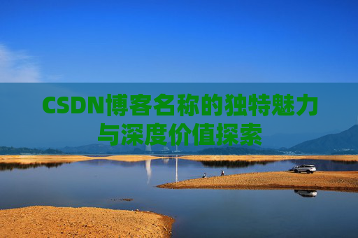 CSDN博客名称的独特魅力与深度价值探索